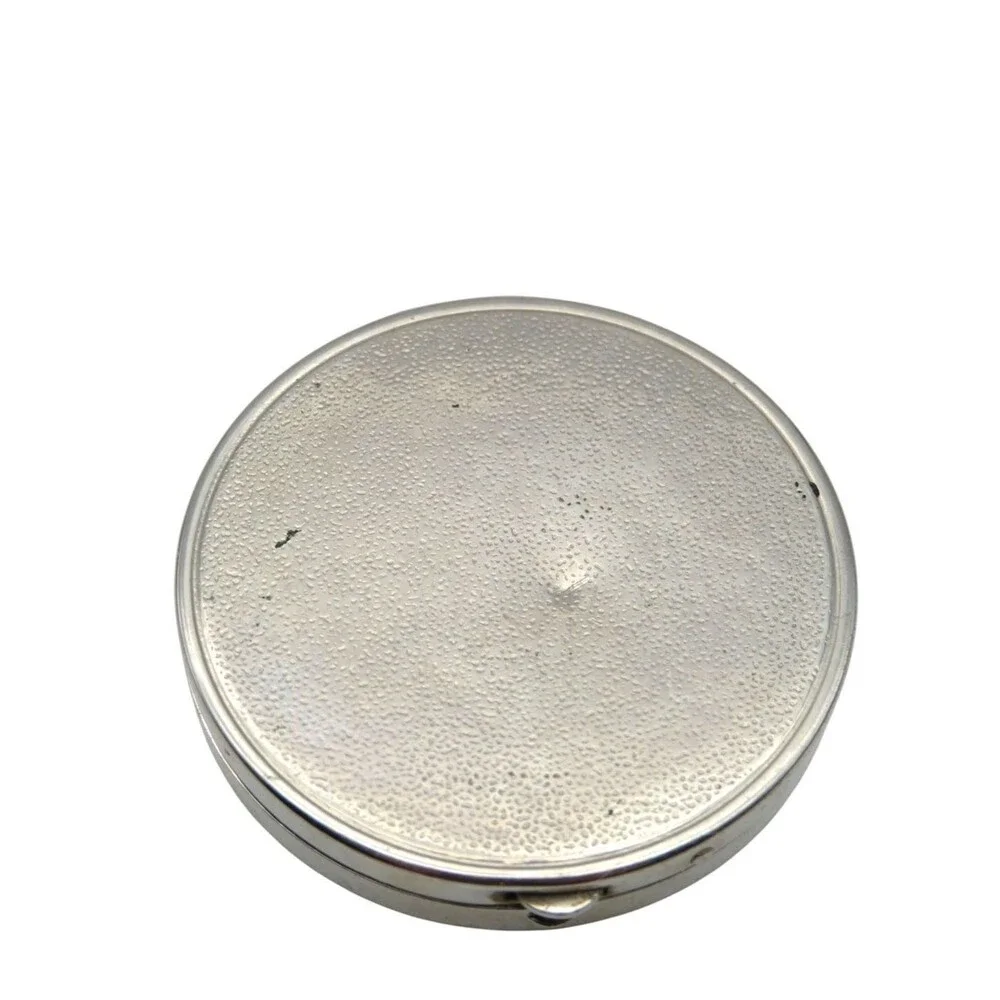 Vintage 1934 Atlantic City Convention Hall Powder Compact w Original Note